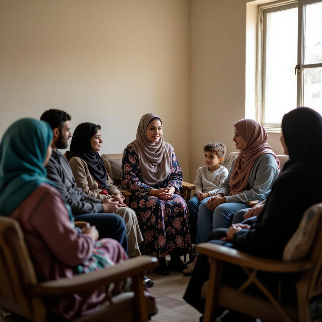 Group therapy session